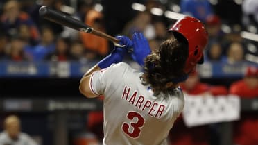Bryce Harper's wristbands feature Harper's image and are awesome