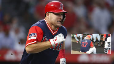 Mike Trout honors late brother-in-law by wearing his name on jersey