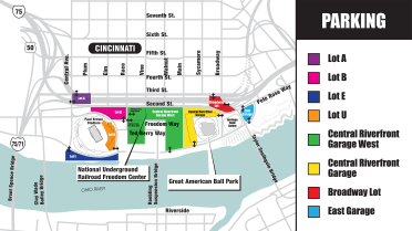 Where to Park at Great American Ball Park