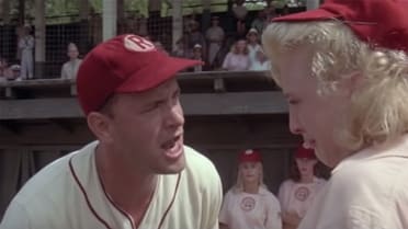 There's No Crying In Baseball, A League Of Their Own with Tom Hanks as Jimmy  Dugan Essential T-Shirt for Sale by joystocktreats