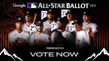 Astros All-Star 2021 ballot Phase 1 update
