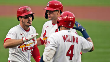 Arenado, Carpenter, Molina lead Cards past Royals 5-2