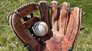 Baseball fans share childhood glove signatures