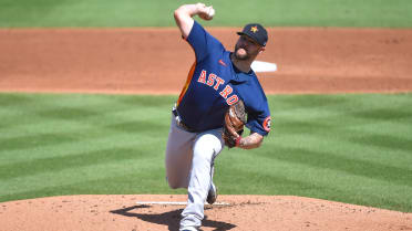 RHP Ryan Pressly had an impressive Spring Training debut, striking out the  side on 14 pitches during a scoreless inning on Sunday!…