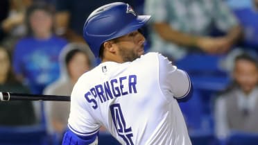 Blue Jays' George Springer returns from quad strain, to bat fifth at  Marlins