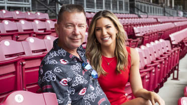 Annie Sabo interviews Chris Sabo before Reds home opener