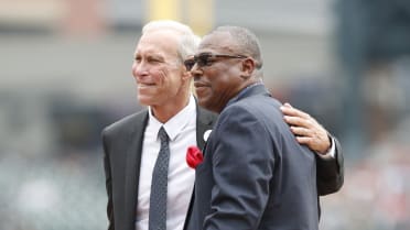 Alan Trammell & Lou Whitaker Stone Tile Coaster - Gameday Detroit