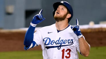 Dodgers power hitter Max Muncy (tied for first place on most home runs