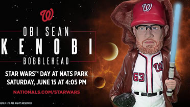 Washington Nationals Star Wars Obi Sean Doolittle Juan Soto Bobblehead Set  SGA