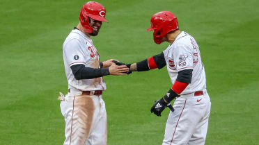 Winker, Castellanos become first Reds OF duo voted to start All