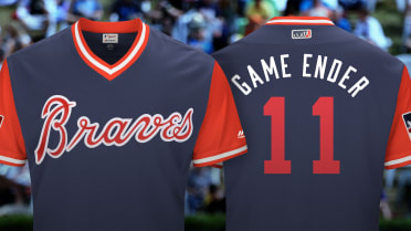 Atlanta Braves on Fanatics - The 2019 Players' Weekend Collection has  arrived! Unique styling, player nicknames, all heart Shop collection ➡️