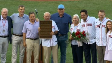 Red Sox broadcaster Joe Castiglione fell out of his chair calling