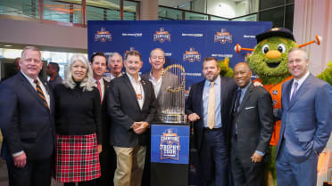 Houston Astros 2022 World Series Trophy tour – Waco & The Heart of Texas