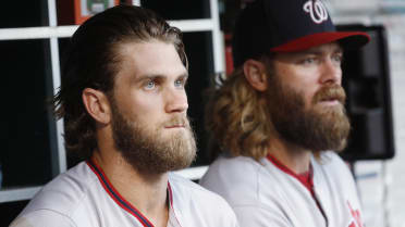 Jayson Werth didn't even crack a smile at Bryce Harper's wedding