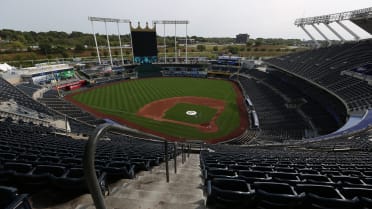 The Royals Authentics Shop is located at Kauffman Stadium inside