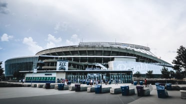 The Royals Authentics Shop is located at Kauffman Stadium inside