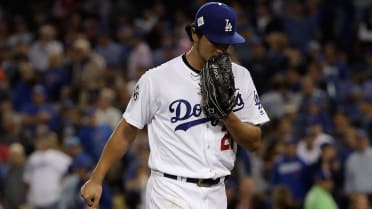 San Diego, California, USA. 2nd Sep, 2017. Yu Darvish (Dodgers) MLB : Los  Angeles Dodgers starting pitcher Yu Darvish watches his right hand during  the second baseball game of a Major League