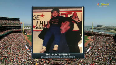 Brandon Crawford travels back in time 24 years for all-time great #TBT  photo