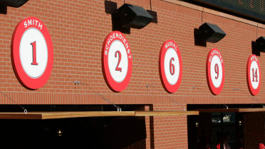 MLB Retired Numbers St. Louis Cardinals by stevejrogers