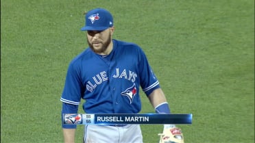 Russell Martin Toronto Blue Jays Game Used Jersey 167th Career HR MLB Auth