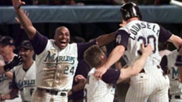1997 World Series Game 1: Moises Alou/Charles Johnson Back to Back