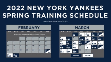 Oakland As Spring Training Schedule 2022 Yankees Printable Schedule | New York Yankees