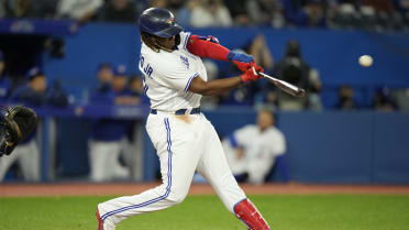 The Athletic on X: With his 45th home run this season, Vladimir Guerrero Jr.  has passed Vladimir Guerrero Sr.'s single-season HR record. Like father,  like son. (H/T @MLB)  / X