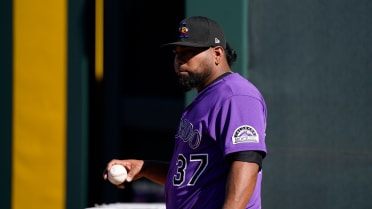 This is a 2021 photo of Andy Gonzalez of the Colorado Rockies baseball team.  This image reflects the Colorado Rockies active roster as of Thursday, Feb.  25, 2021 when this image was