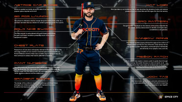 Blue Nike MLB Houston Astros City Connect Jersey