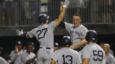 Aaron Judge Liam Hendriks Field of Dreams Baseball Game 11x14