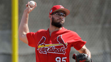 Cardinals Authentics: Team Issued Daniel Ponce de Leon Batting