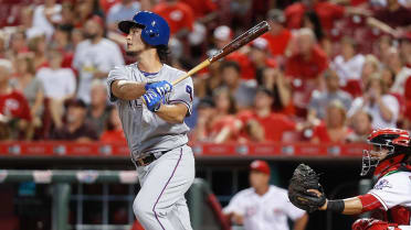 Darvish hits first ever home run, Rangers top Reds 6-5