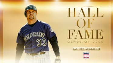 Men's Nike Larry Walker Colorado Rockies Hall of Fame Class of
