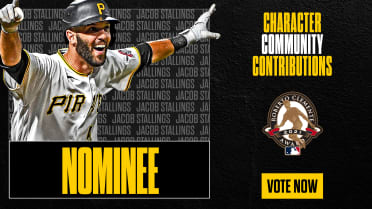 Jacob Stallings is the Pirates' 2021 Roberto Clemente Award nominee