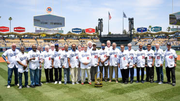 Los Angeles Dodgers 1981 World Champions Led by Steve Garvey 