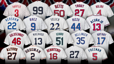 MLB most popular jerseys