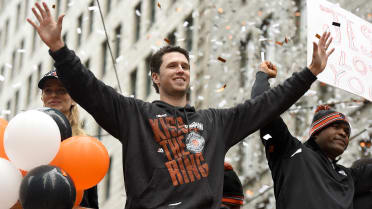 Photo: Giant's Buster Posey hits a homerun in game 4 of the World Series in  Texas - DAL20101031357 