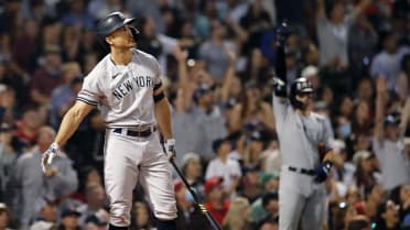 Giancarlo Stanton's massive grand slam crushes Red Sox, and now the  wild-card race is tied - The Boston Globe