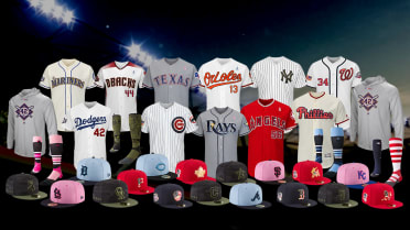 MLB unveils jerseys, hats for special events