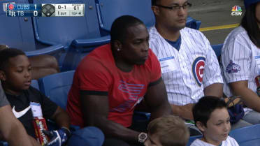 Alfonso Soriano took in a Cubs game in St. Petersburg, and he's clearly  been working out