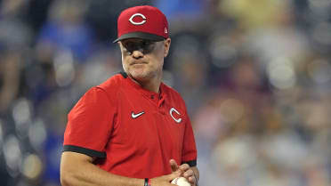 Rolando Valles -- Cincinnati Reds Assistant Coach -- Game Used Red