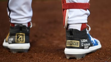 Bryce Harper debuted his custom Las Vegas cleats and promptly got a base  hit