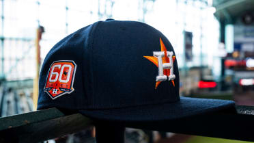 I might get some mix criticism but I decided to redesign the Astros 60th  anniversary patch I thought it was little bland so I. Did my own :  r/baseball