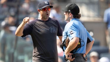 Brett Gardner unleashes all his rage on the top of the Yankee