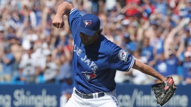 Nine-year-old Jayden Stroman, younger brother of Toronto Blue Jays