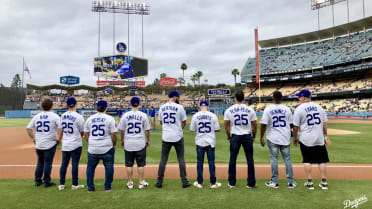 The Sandlot' cast reunited at Dodger Stadium for the film's 25th  anniversary