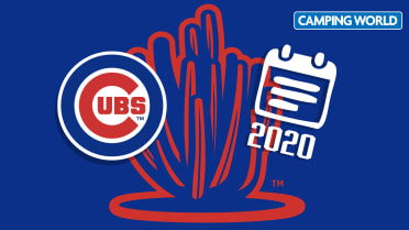 Cubs players at practice - Chicago Cubs 2020 Spring Training 