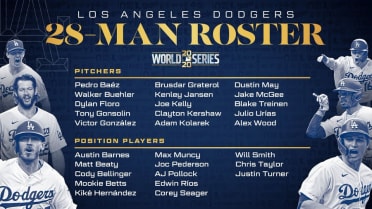 Dodgers' 2020 World Series roster