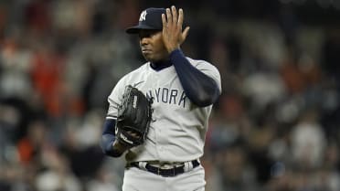 Aroldis Chapman, all the split-fingers pitches before May 15, MLB 2021 