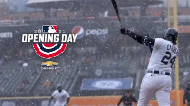 Miguel Cabrera Slid Into Second After Hitting a Home Run Because the Ball  Got Lost in the Detroit Snow